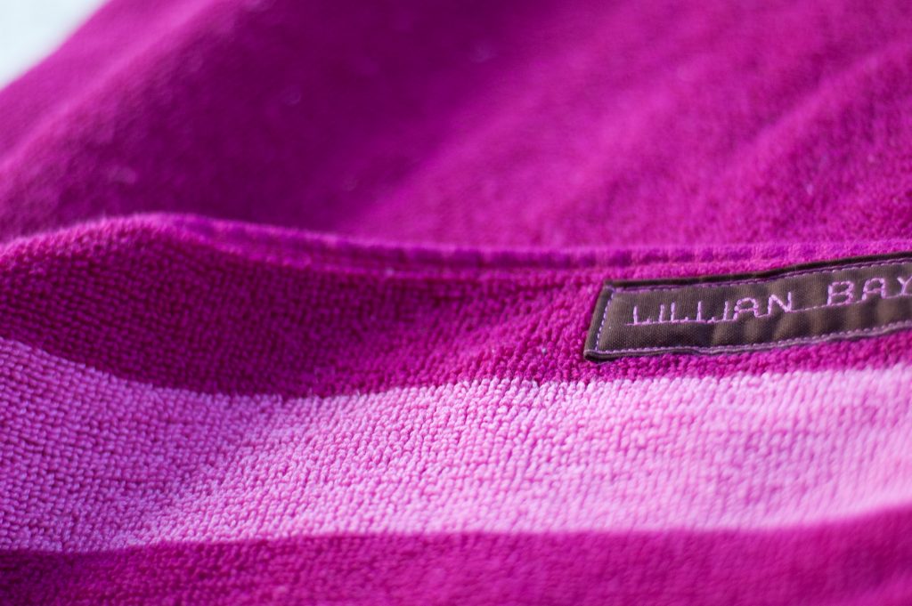 Towel Name Tag Sewing Novice